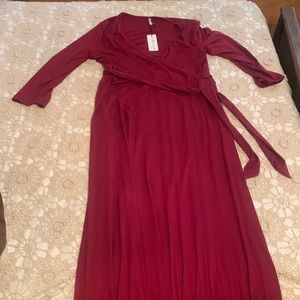 Mother Bee Maternity Maxi Dress.